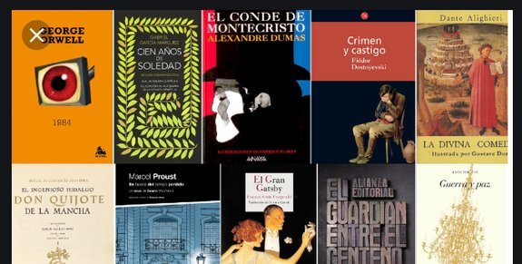 colección de obras literarias mundiales
